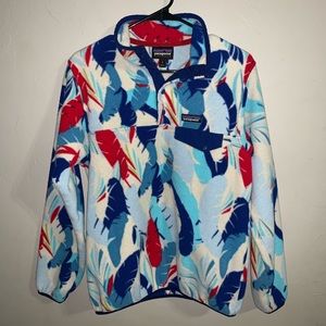 Patagonia Synchilla Snap-T Feather Dance Pullover